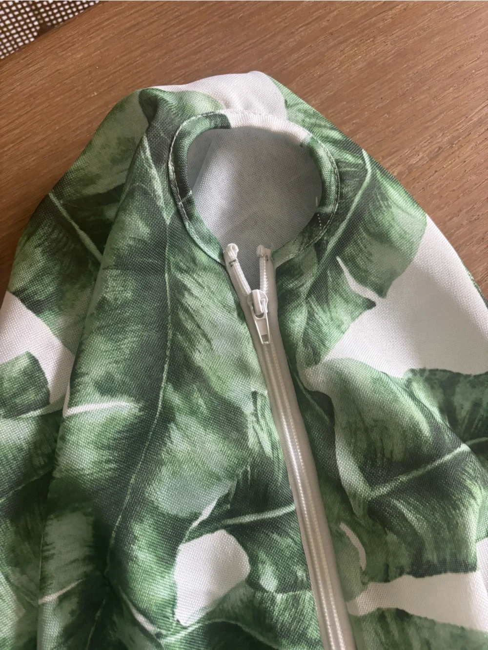 Tropical Green Banana Leaf Tablecloth - Green outdoor/indoor 70” Round